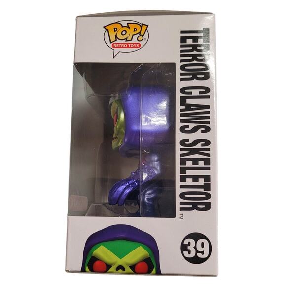 Skeletor with Terror Claws Metallic US Exclusive Pop! Vinyl No.39, DRM211021 - Picture 3 of 6